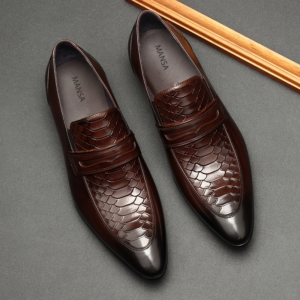 Giày tây nam không giây đẹp