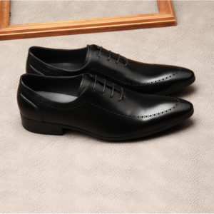 Giày tây nam buộc giây oxford da bò thật