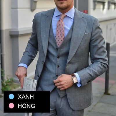 cách phối đồ vest cho nam đẹp