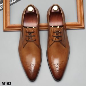 giày da buộc dây M163