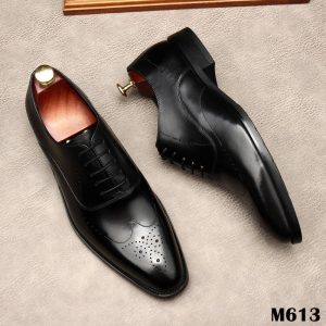 giày tây nam mũi vuông cao cấp